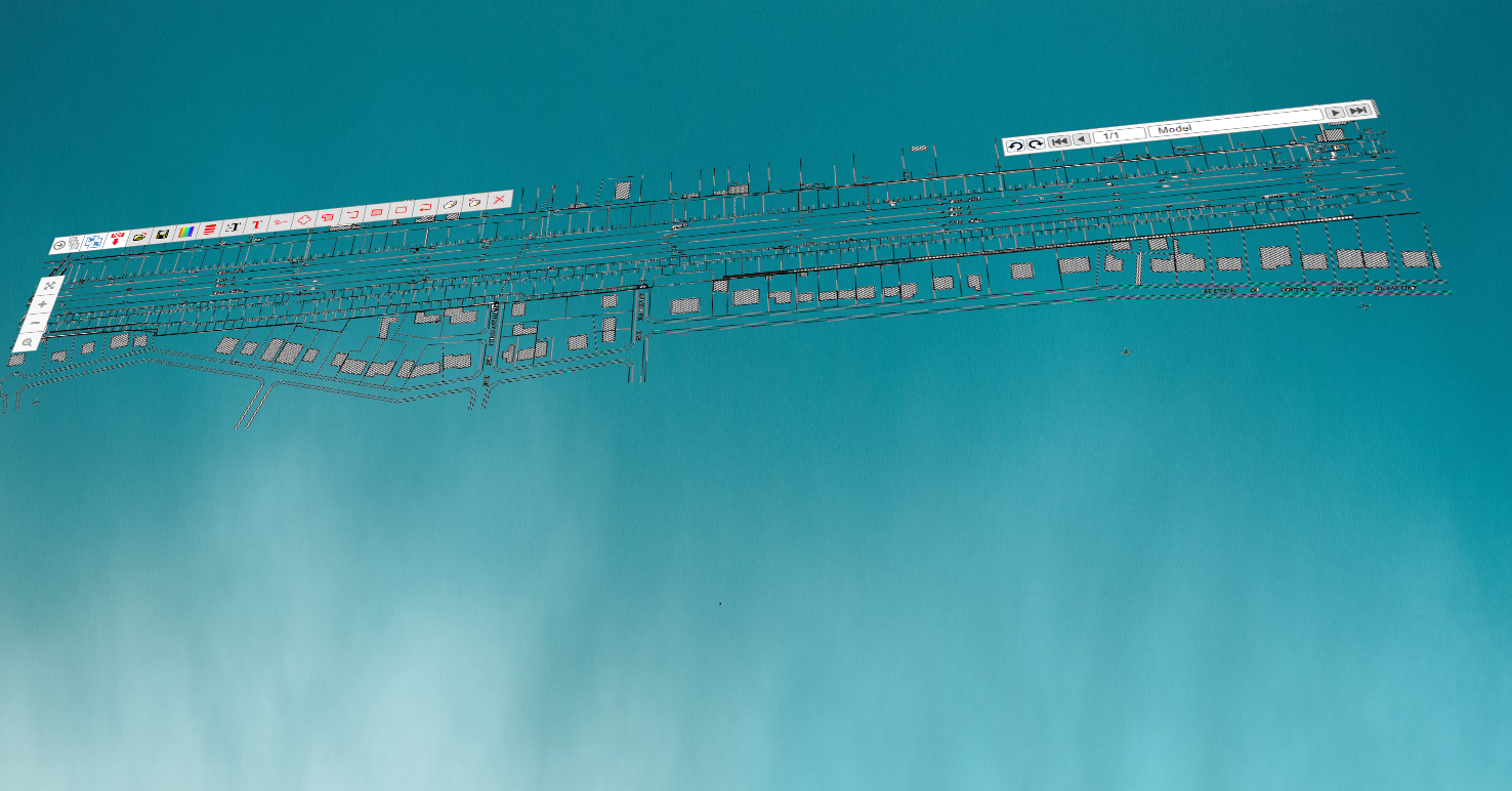 CAD drawing project information